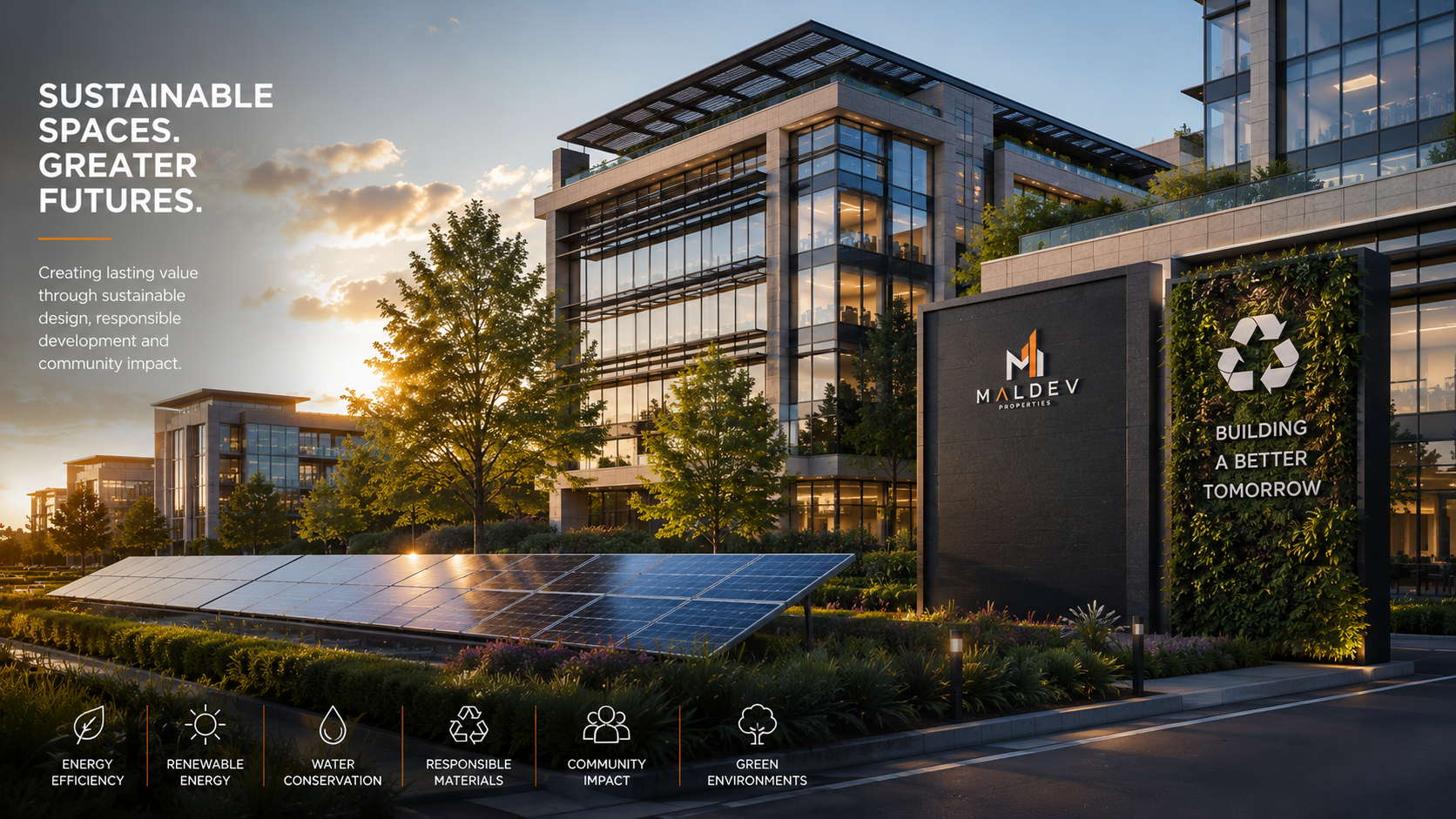 Sustainability at MALDEV PROPERTIES